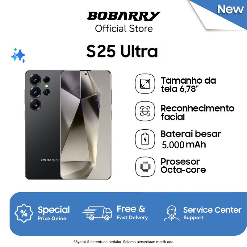 6,78" HD Smartphone S25 Ultra 5G 16GB+512GB Android 15