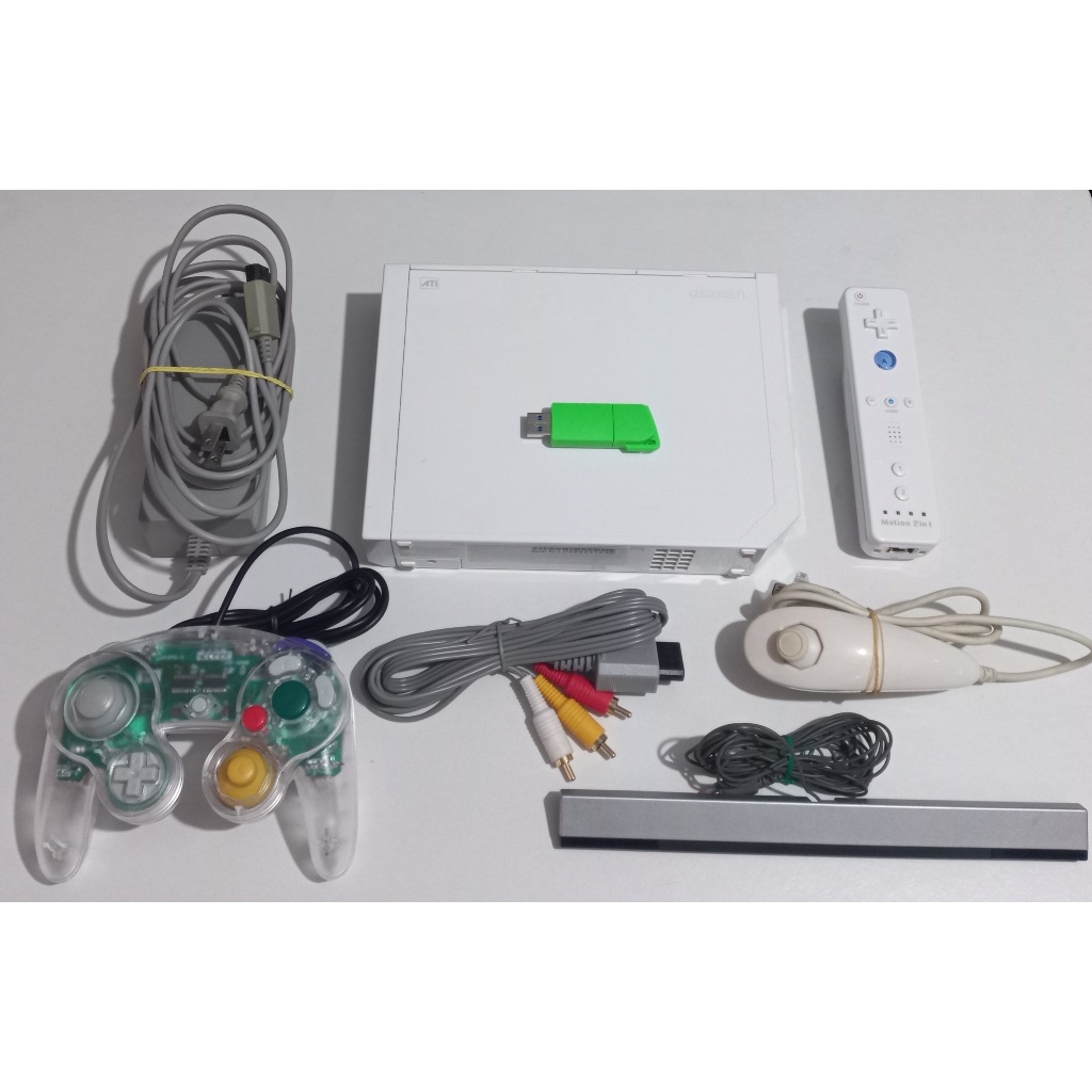 VIDEO GAME NINTENDO WII + JOGOS WII E GAME CUBE
