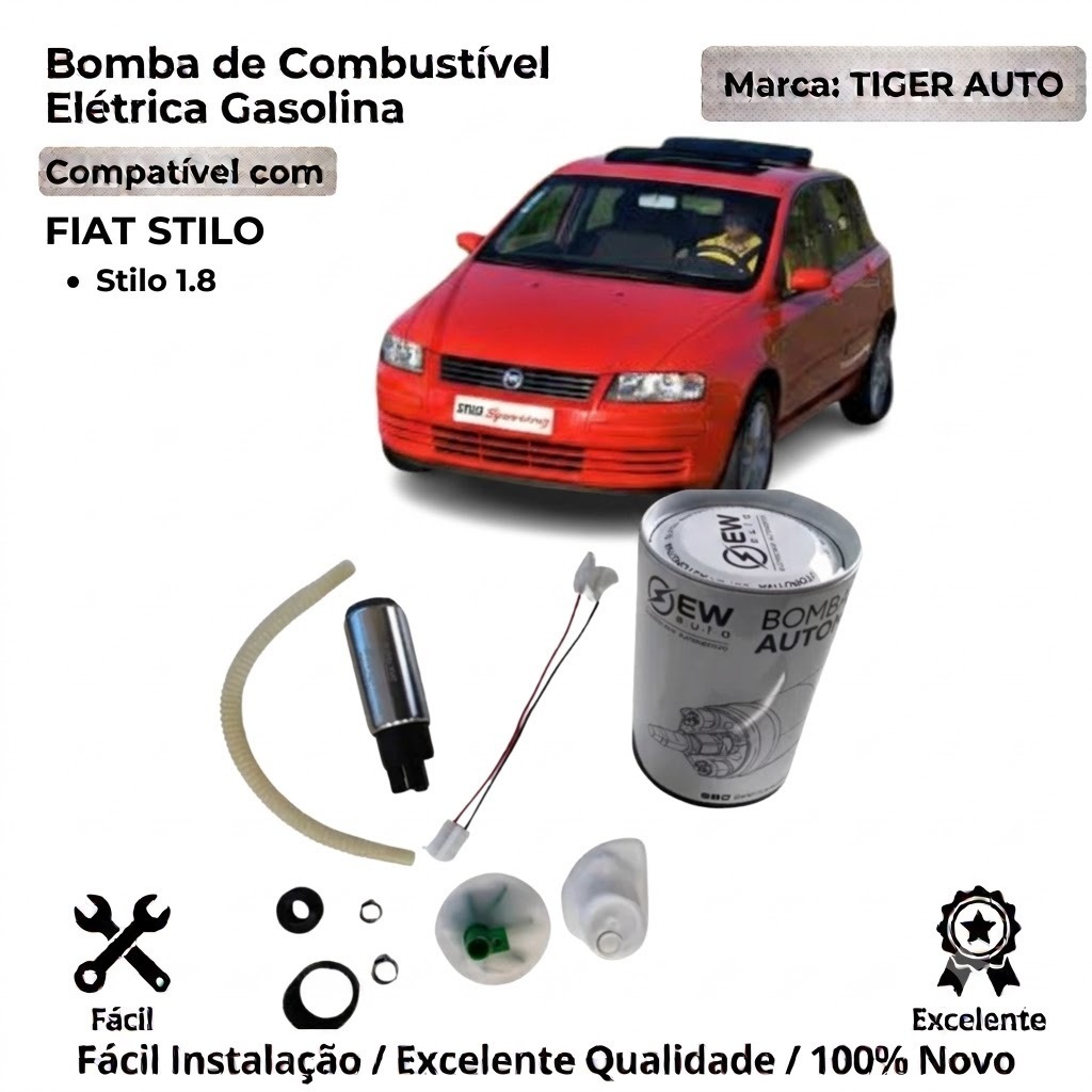Bomba Combustivel Stilo 1.8 MPI DE 2003 ATÉ 2010