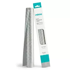Transfer Glitter - Prata - Mimo - 25 x 61 cm- 1 Unid