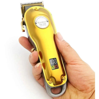 Máquina de Cortar Cabelo KM - 2628 com Bateria de Longa Duração
