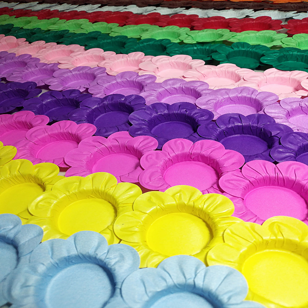100 Forminhas Festas Papel Doces Finos Flor Margarida Brigadeiro Casamento Aniversário