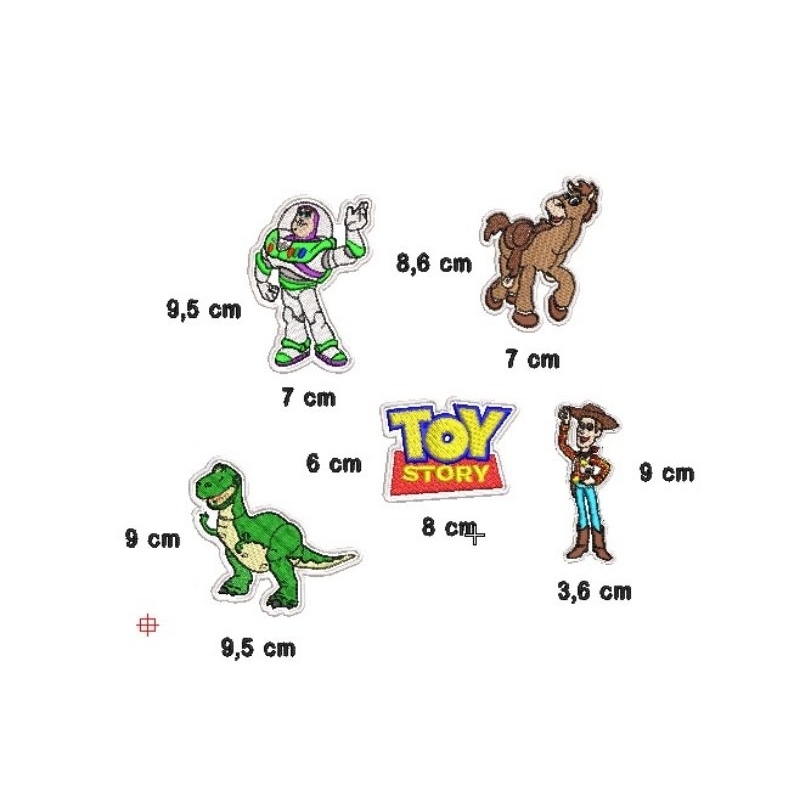 patches bordado termocolante toy story personagens individuais