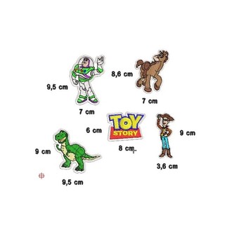patches bordado termocolante toy story personagens individuais
