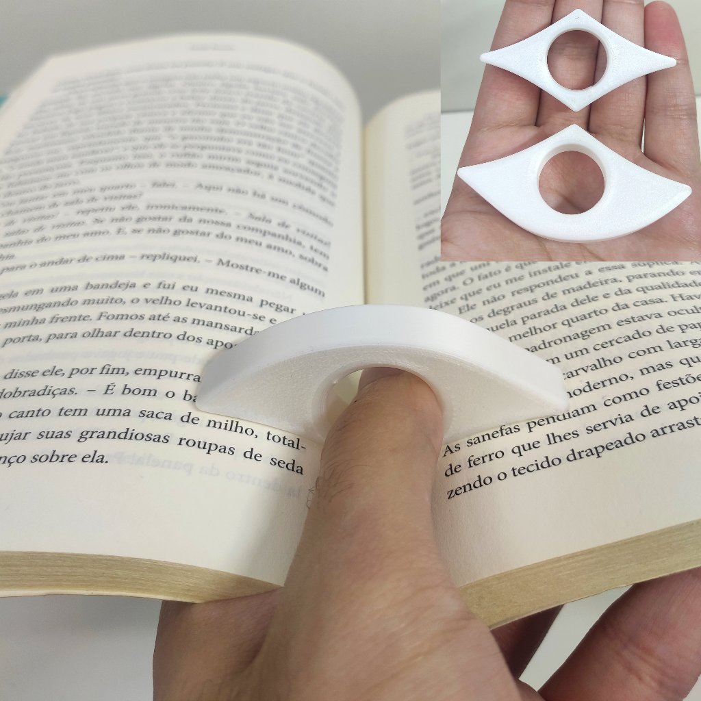 Kit Anel de Leitura Suporte para Livros