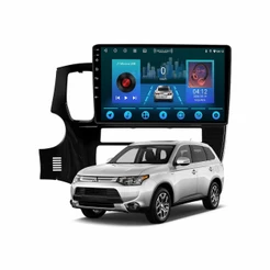 Multimídia Outlander 2013 A 2022 2ram+64gb Carplay Android Gps Bluetooth 10 Polegadas