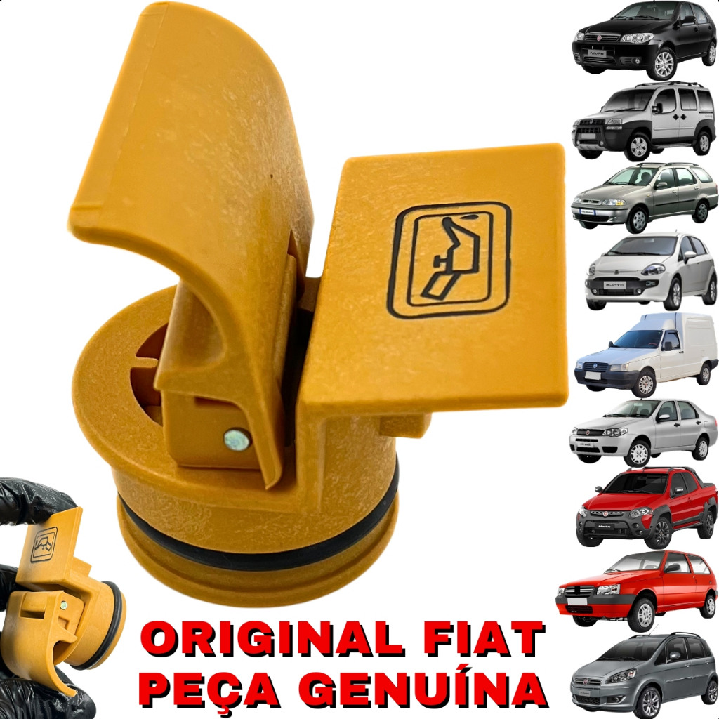 Tampa Óleo Motor Fiat Fire Palio Strada Siena Uno Siena Fiorino Punto Doblo Idea 55200024 Original