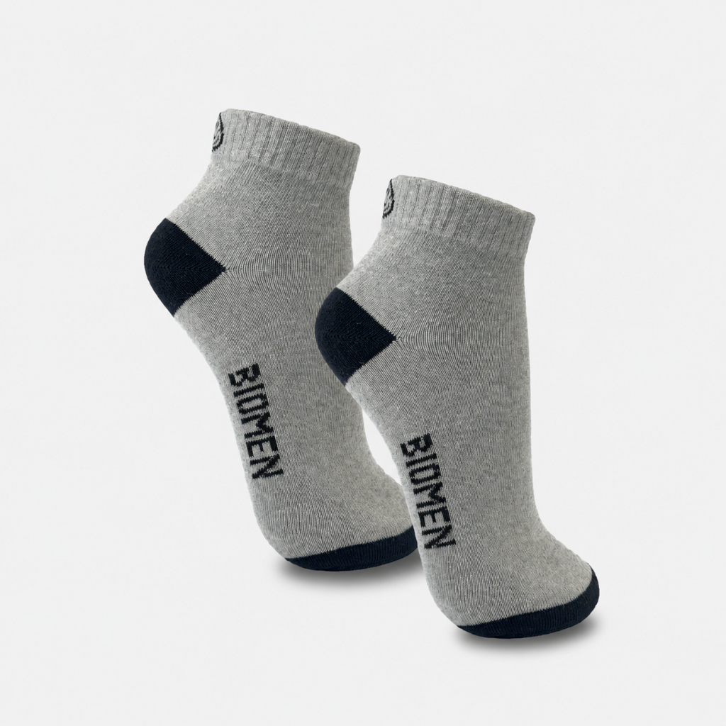 Kit até 12 Pares Meia Masculina Cano Curto Cores Sortidas BIOMEN