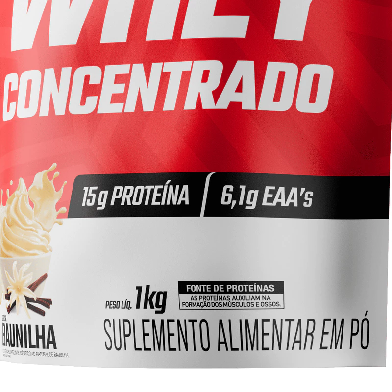 Whey Protein Concentrado FTW 1kg Refil — foto 4