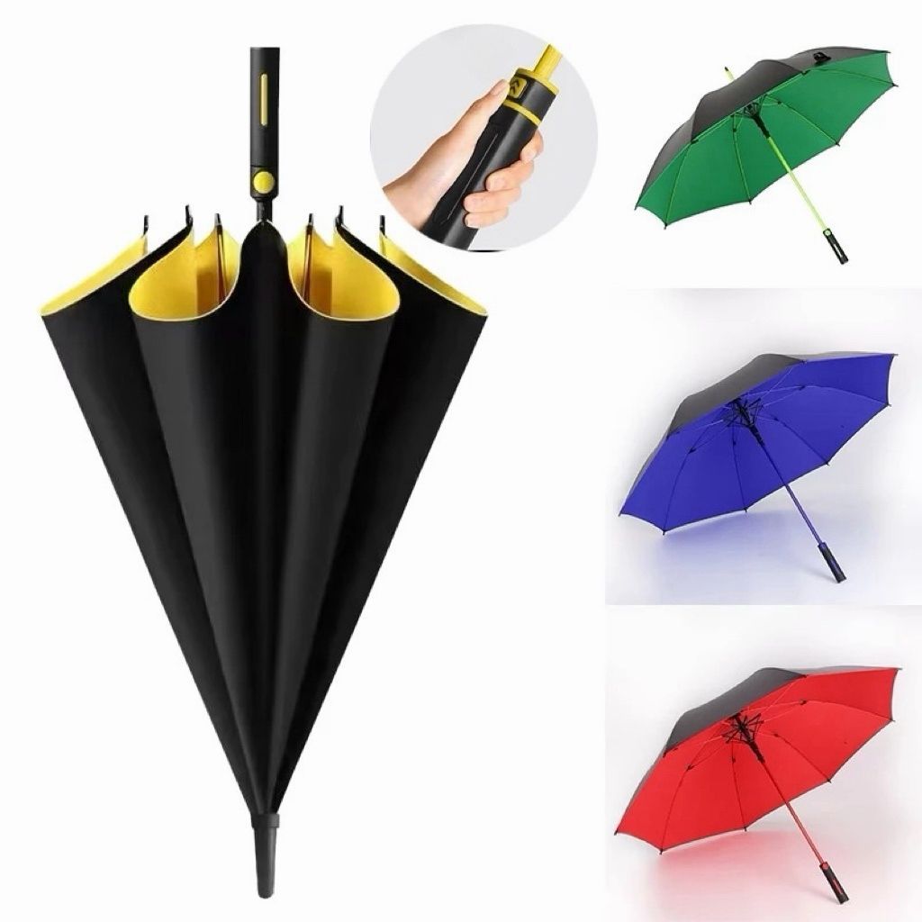 Guarda Chuva Grande Automático Tecido Com Blackout Reforçado Proteção Solar
