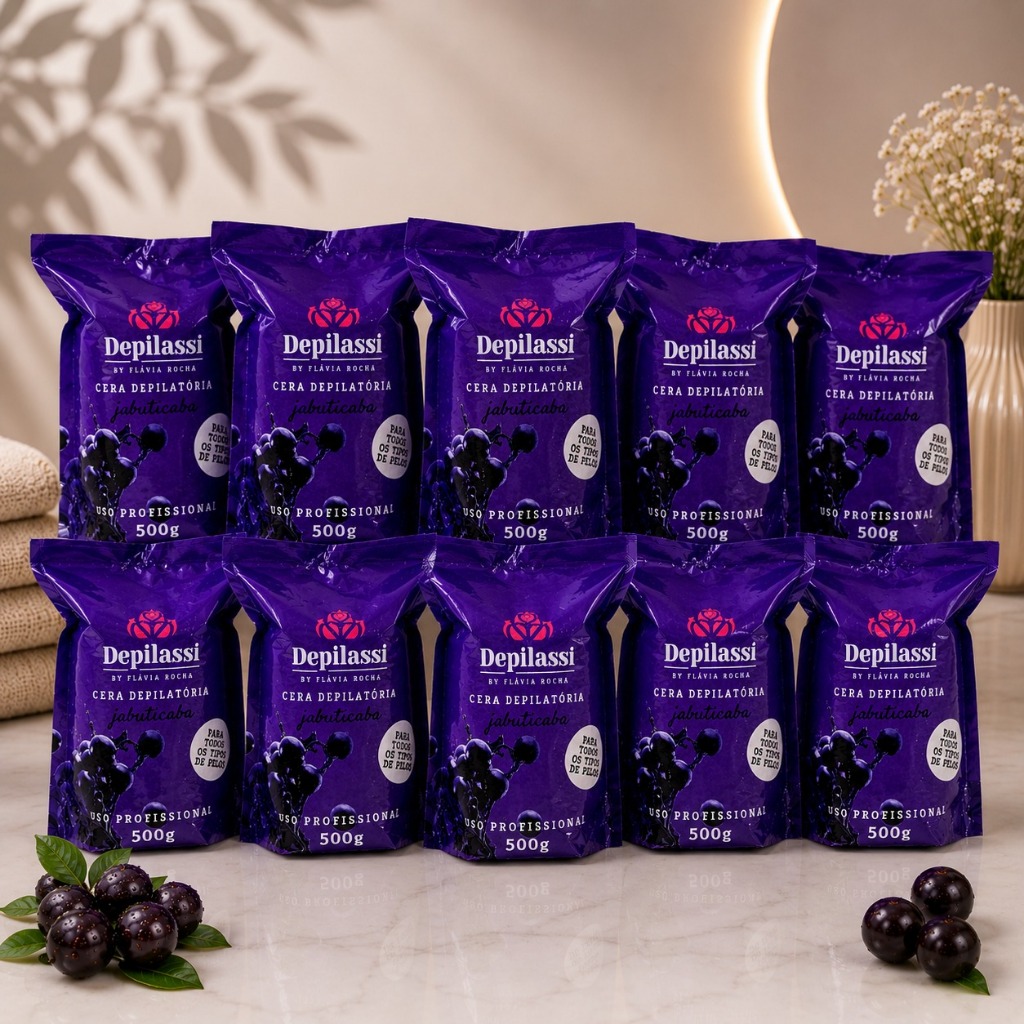 Cera de Jabuticaba 500g Depilassi10 unidades