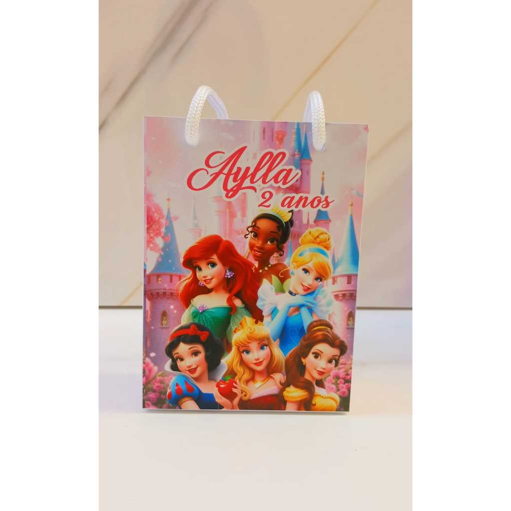 ENVIO RÁPIDO Sacolinhas Lembrancinhas Personalizadas Festa Infantil Aniversário Mimos Princesas