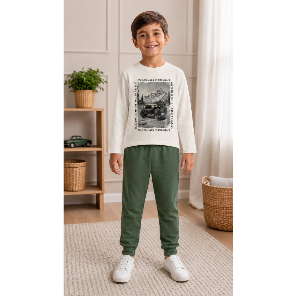 Conjunto Moletom infantil masculino Inverno Menino Kyly Peluciadno Juvenil Teen Flanelado quentinho