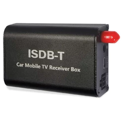 Receptor Tv Digital Automotivo E-Tech Universal Antena Conversor Sinal Dvd Multimídia