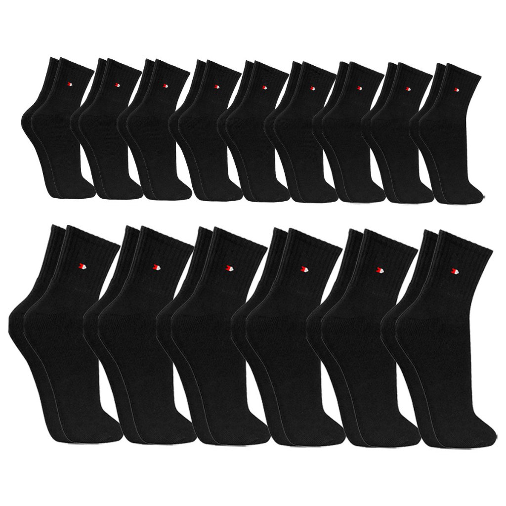 Kit 15 Pares Meias Sport Algodão Cano Alto Sandrini Conforto