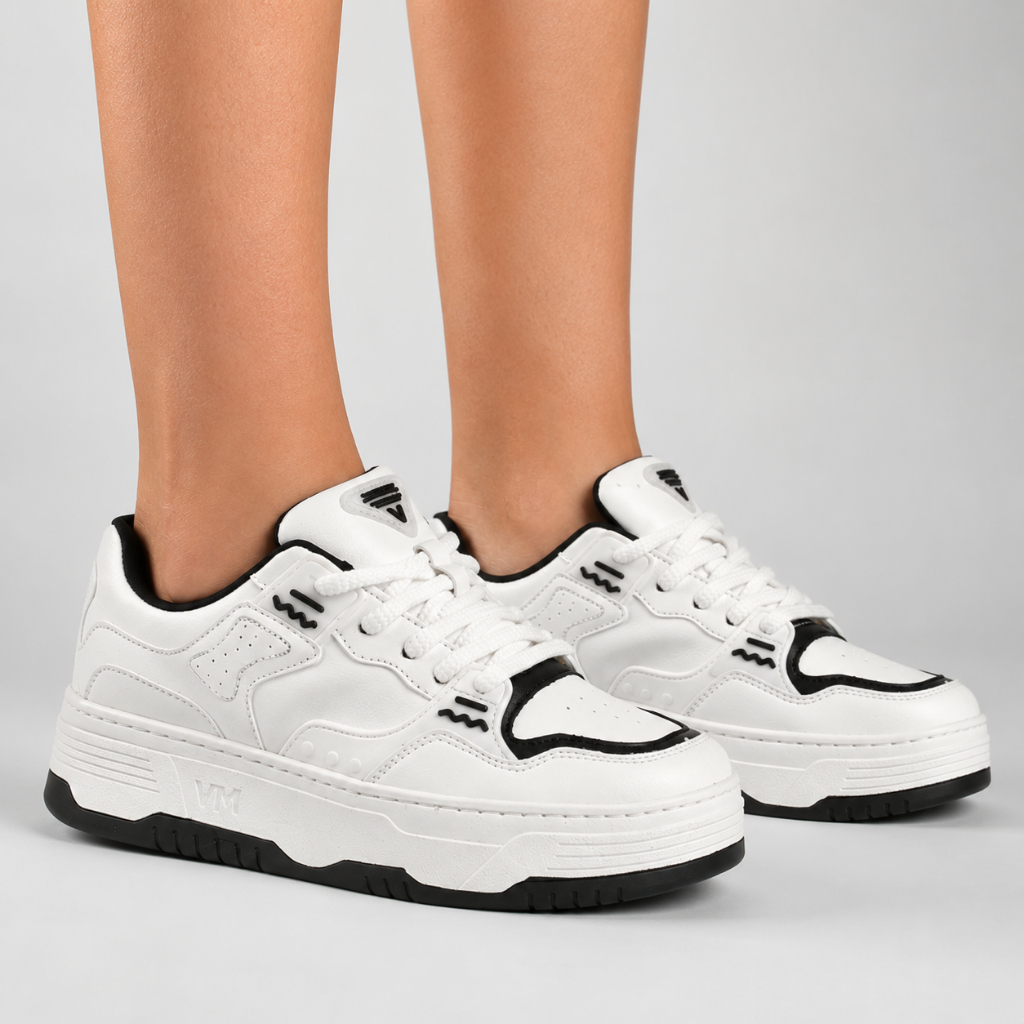 Tênis Feminino Via Marte Casual Streetwear Confortável Napa Dia a Dia Leve Macio