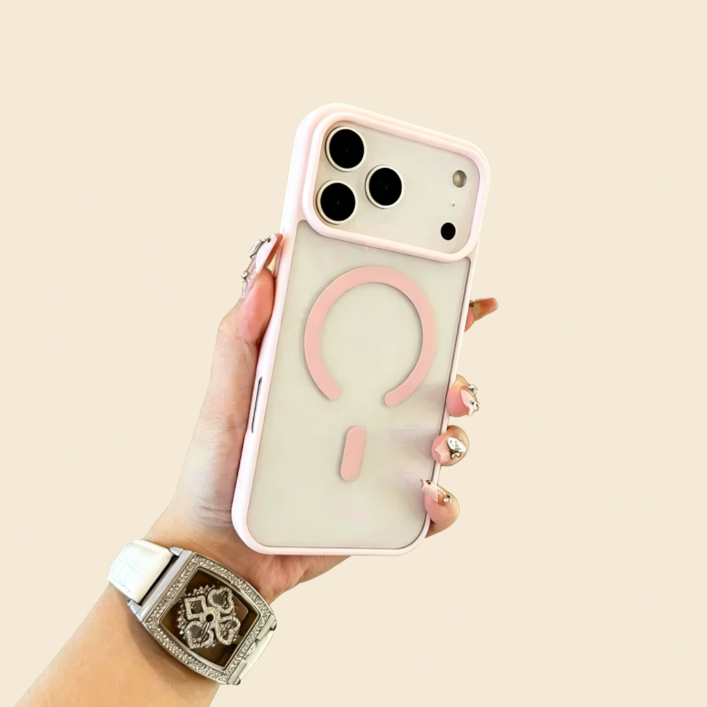 Capinha premium TPU flexível Magsafe anti-queda proteção total para Samsung Galaxy A06,A07,A15,A16,A17,A25,A35,A54,A55.