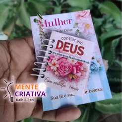 Kit10/20/30/40 Mini Biblia Chaveiro com Card Personalizado QUALQUER TEMA