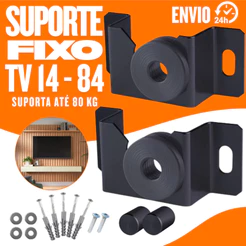 Suporte TV Fixo Universal De 10 a 100 Polegadas Led Lcd