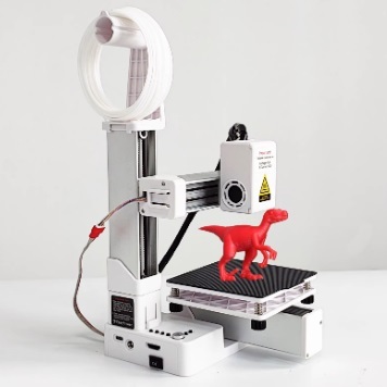 Mini impressora 3D potátil compatível com filamento PLA TPU de 1,75 mm inclui adaptador de alimentação