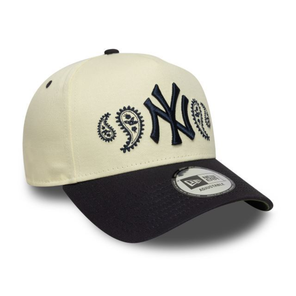BONÉ NEW ERA 9FORTY A-FRAME SNAPBACK NEW YORK YANKEES MLB OFF WHITE - AJUSTÁVEL | ORIGINAL — imagem 2 de 2