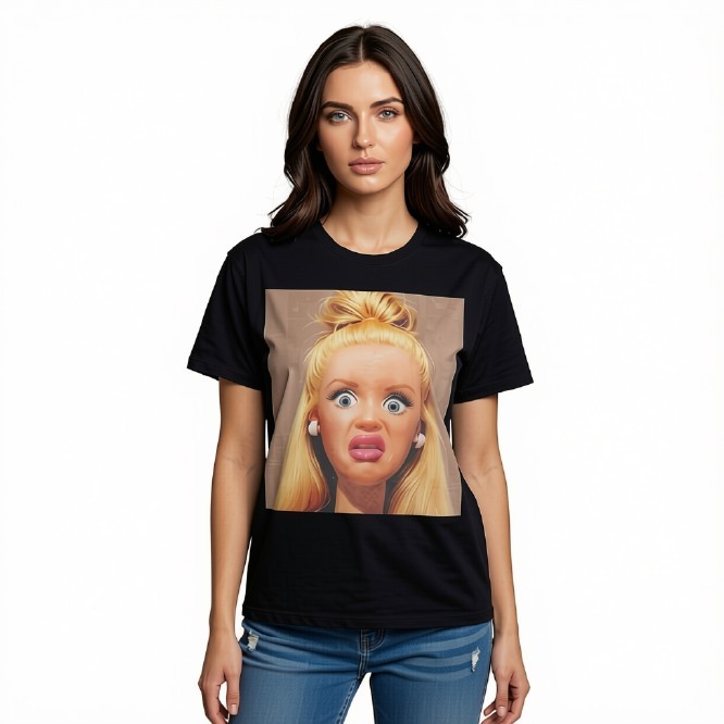 Camiseta Meme Bonecas Reação Masculina Feminina 100% Algodão Engraçada Estampada Casual Adulto e Infantil