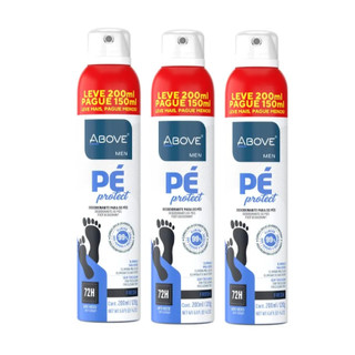 Desodorantes para Pés Above Jato Seco 200ml Desodorante para Calçados