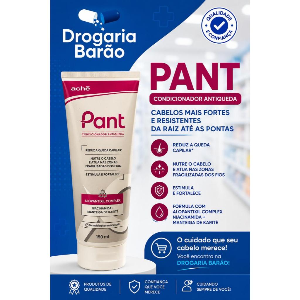 Condicionador Pant Antiqueda 150ml Reduz o frizz ACHÉ