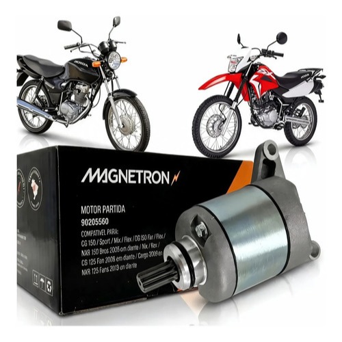Motor Partida Arranque Cg Titan Fan Bros 125 2009 A 2015 150 2004 a 2015 Origina