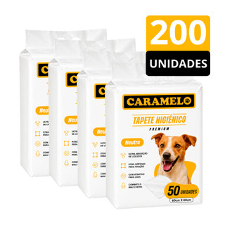 Kit Econômico Tapete Higiênico Premium  Caramelo - Ultra Absorção Combate O Mau Cheiro