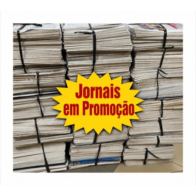 JORNAL NOVO S/ USO  LIMPO TAM. 56x32cm Papel, Embrulho, Artesanato, Jornal, Folha,  Tapete PET, PET