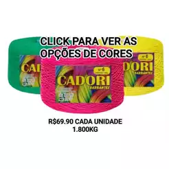 BARBANTE CADORI 1.800KG N6