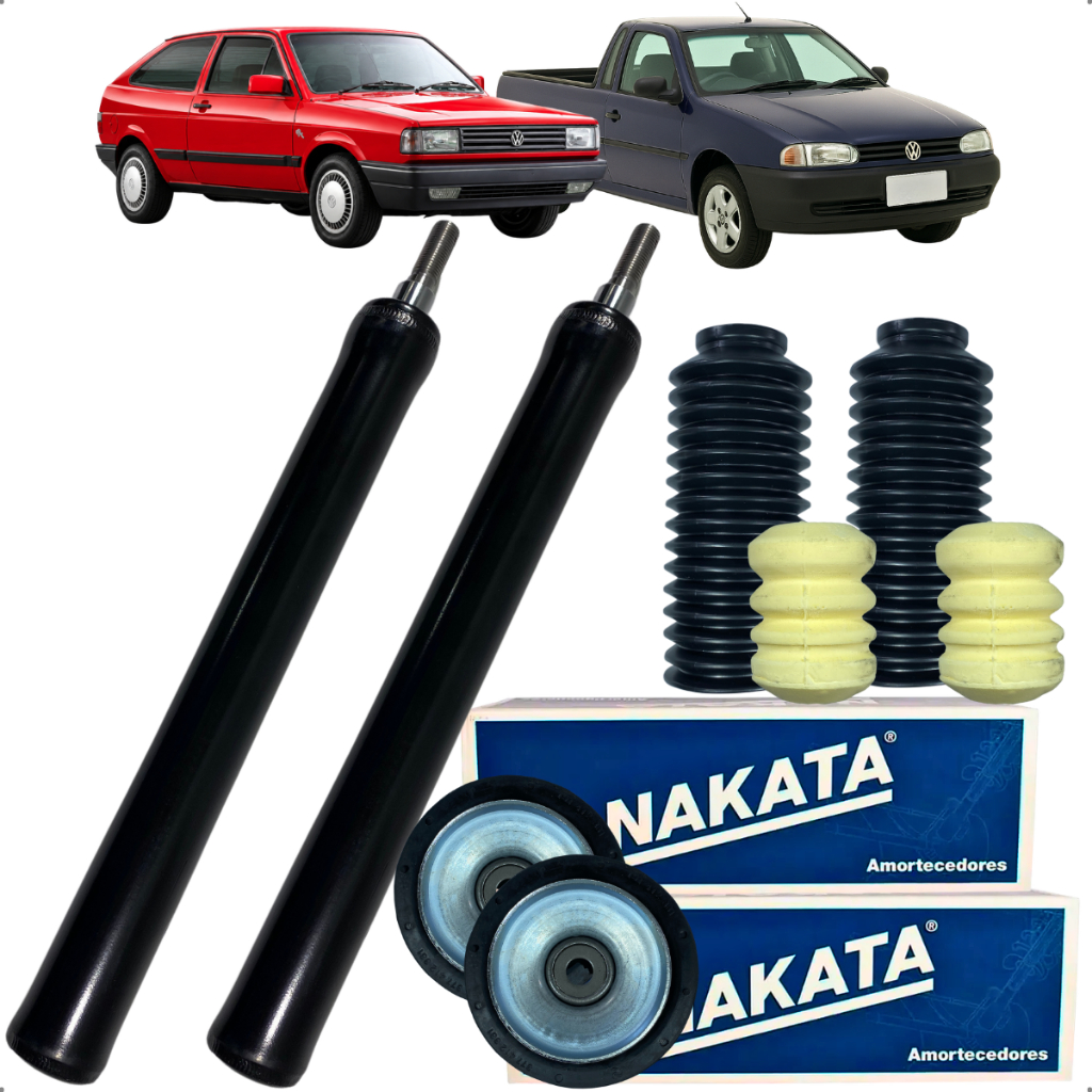 Kit Amortecedor Dianteiro Coxim Batente Coifa Saveiro Gol G2