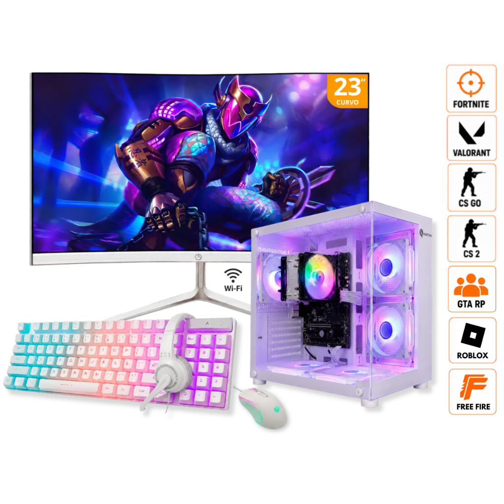 Computador Pc Gamer GTA Intel I5 6.ªgeração 16GB DDR4 SSD 1TB NVME Placa de víde