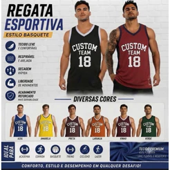 Regata Esportiva de Basquete Treino Masculino