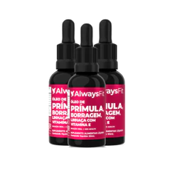 Kit 3x Composto Meno AlwaysFit | Óleo de Prímula + Óleo de Borragem + Óleo de Linhaça + Vitamina E