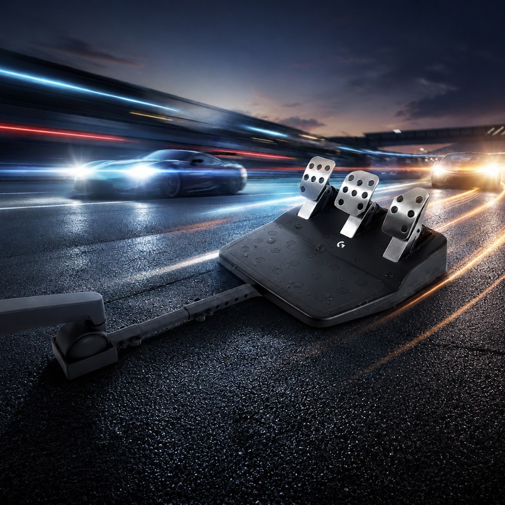 Suporte Trava Ajustável para Cadeira Volante Pedal Logitech G29