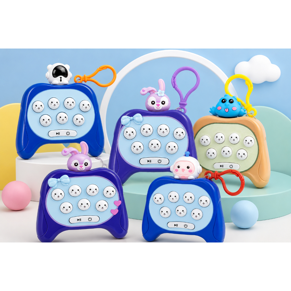 Kit 2 Pop It Eletrônico Infantil Jogo de Memória com Luzes Som e Desafio Interativo Brinquedo Game