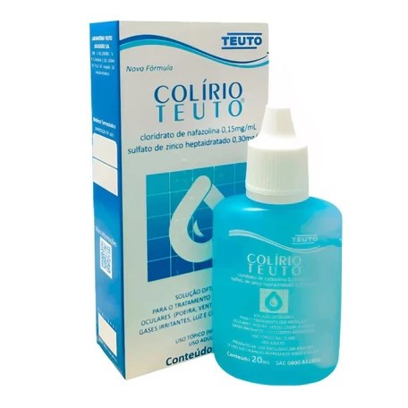 Colírio Teuto 20ML - IRRITAÇÕES OCULARES