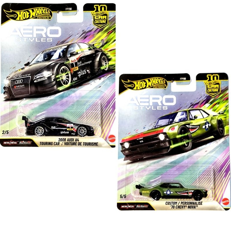 Hot Wheels Premium, Datsun, Audi, BMW, Ferrari,  mclaren, Lamborghini, Volkswagen