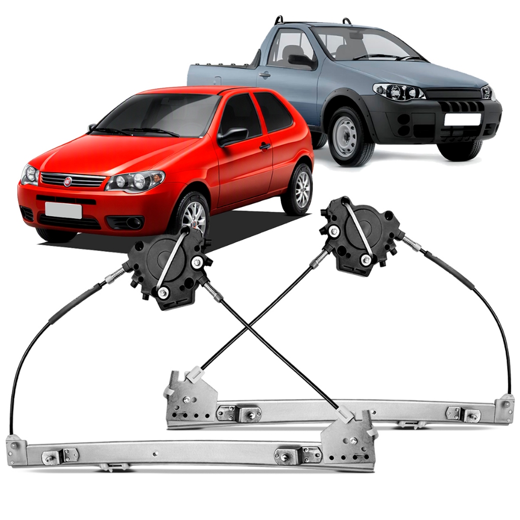 Máquina Vidro Elétrico Palio Strada 1996 a 2017 2 Portas