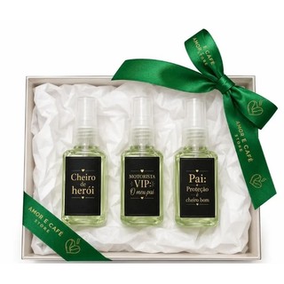 Presente Dia dos pais Kit Trio Mini aromatizador para carro