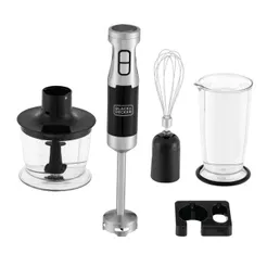Mixer Vertical BLACK+DECKER MK600 3 em 1 Com Design em Inox Preto