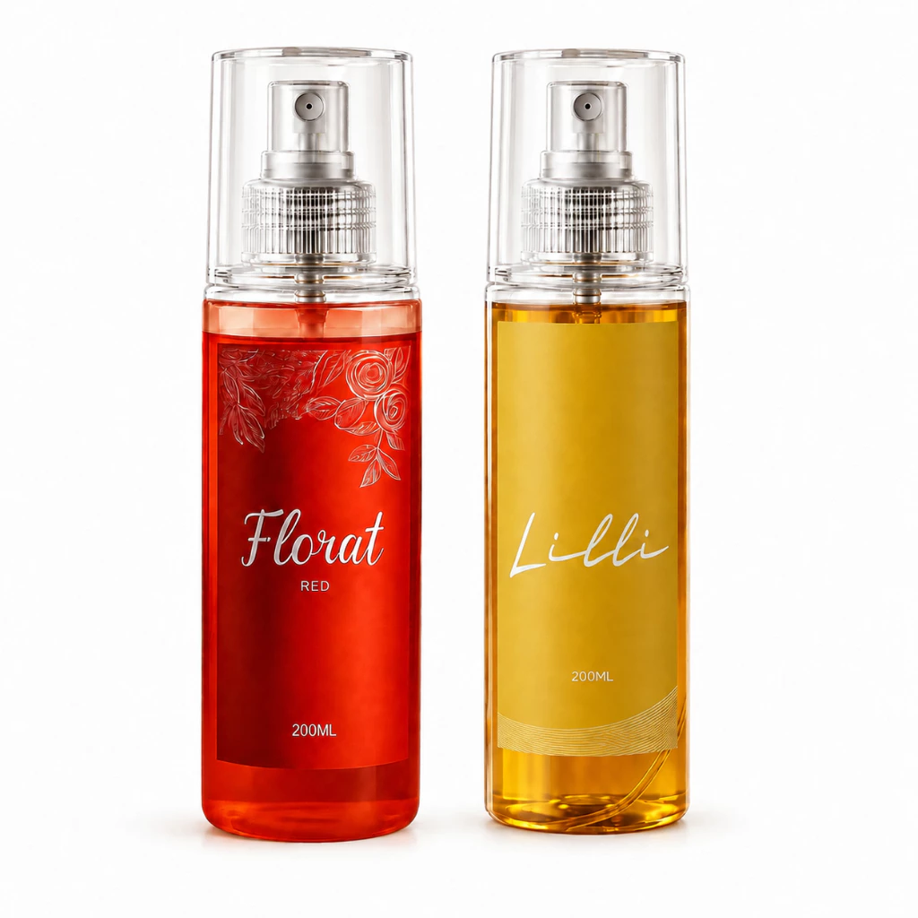 Kit Body Splash Feminino Floratta Red + Lilli 200ml | Perfume Floral Doce • Alta Fixação • Longa Duração — imagem 1