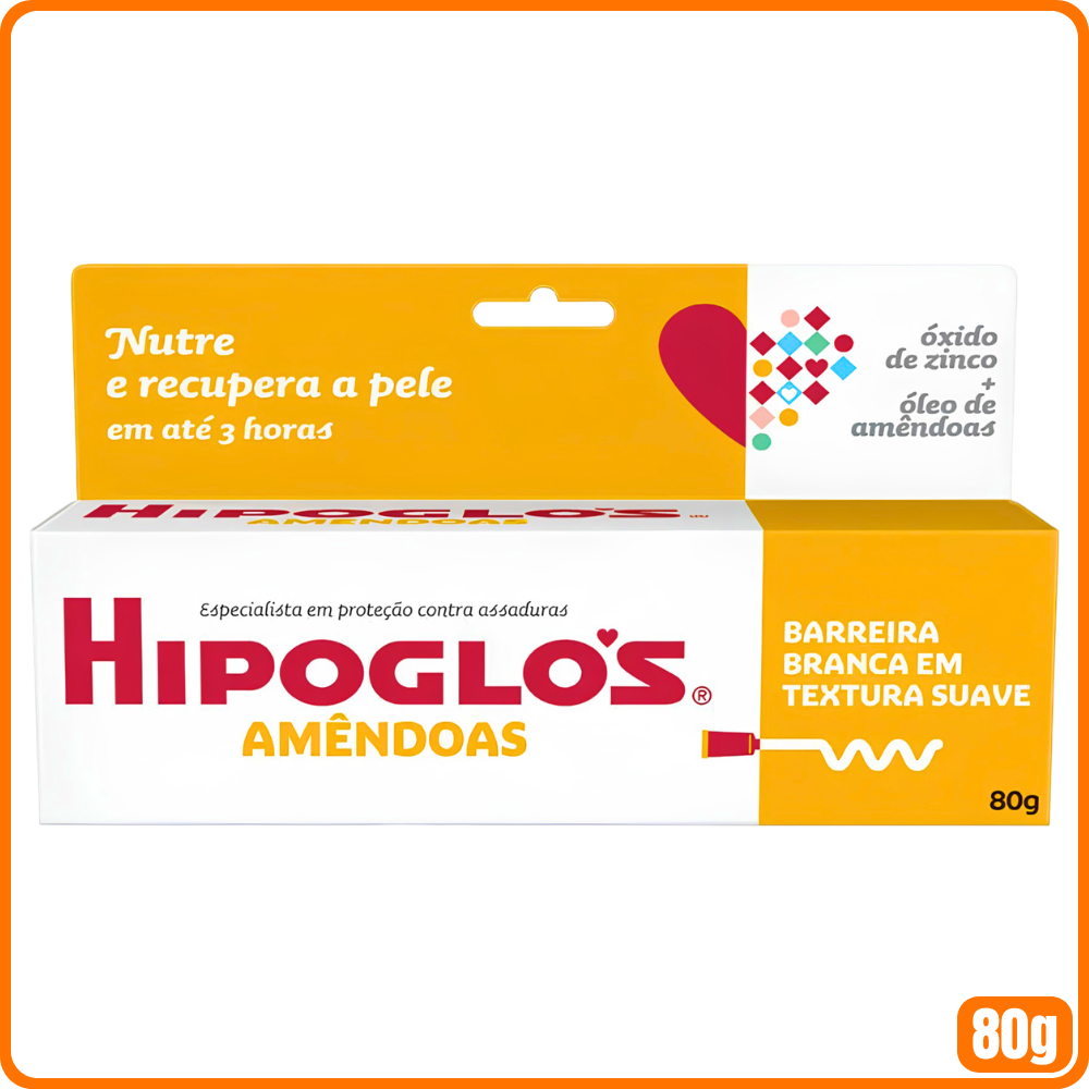 Creme Pomada para Assadura Hipoglós Amêndoas com 80g