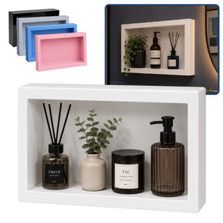 Nicho Sobrepor Organizador de Parede 28x40 para Banheiro/Quarto/Cozinha Decoração Moderno…