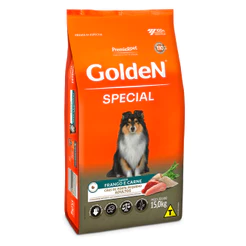 Ração Golden Special para Cães Adultos Porte Pequeno Frango e Carne 15 kg