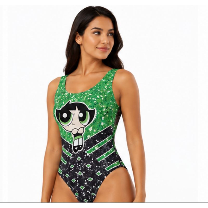 Body Feminino Estampado Meninas Superpoderosas –Docinho colorida  – Confortável do P ao GG