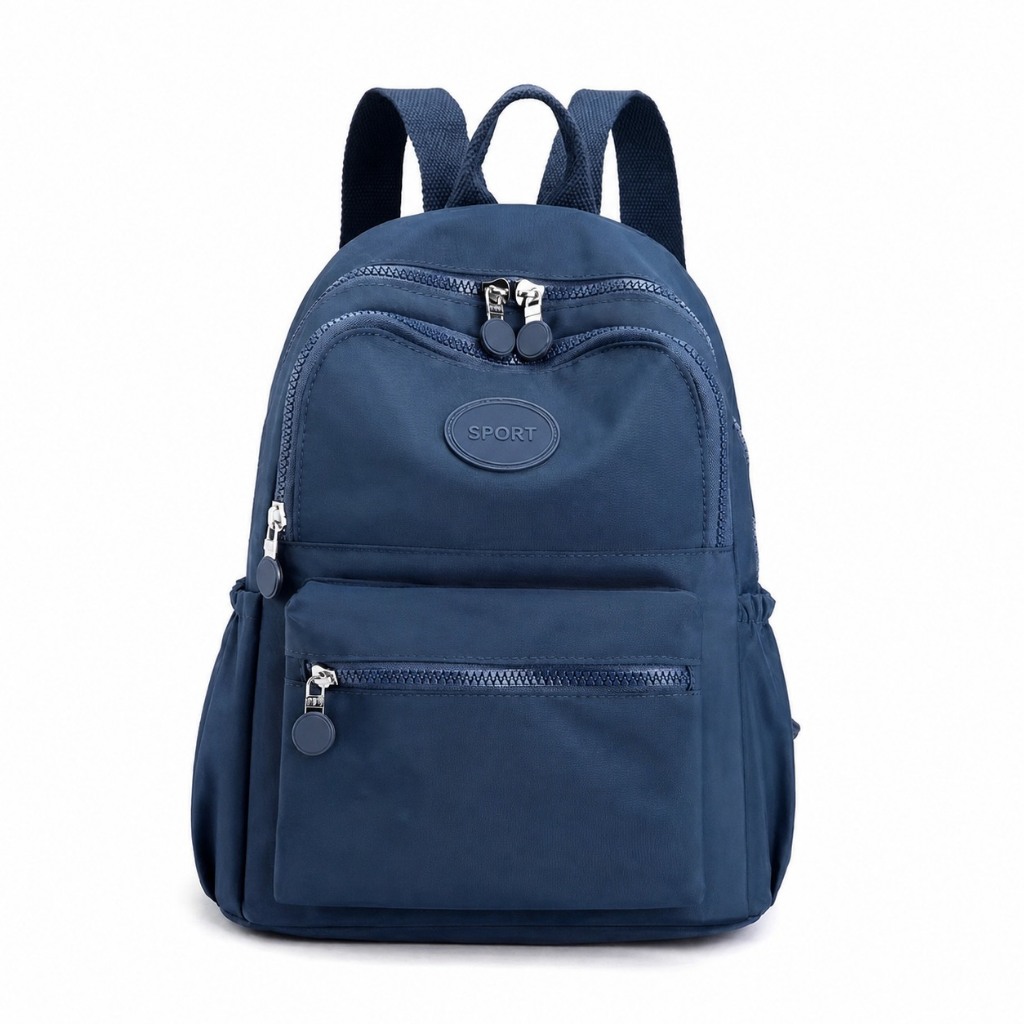 Mochila feminina média impermeável para escola/caminho