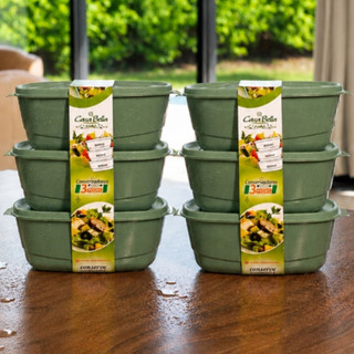 Kit 3/6/10 Potes Herméticos Porta Condimentos para Cozinha Organização Premium